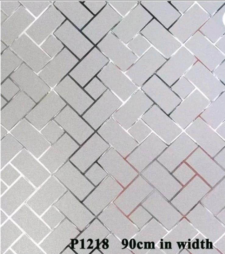 Custom printed decorative window film