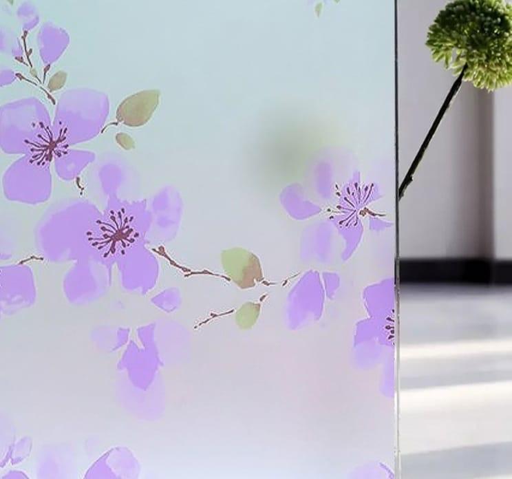 Decorative privacy window film