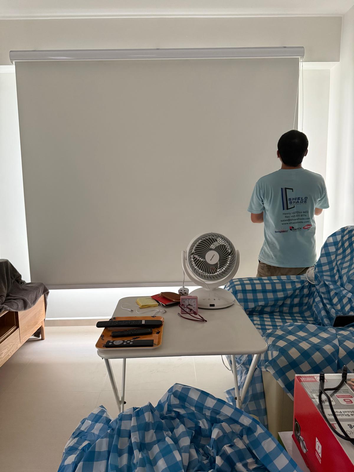 Roller window blind for home and office